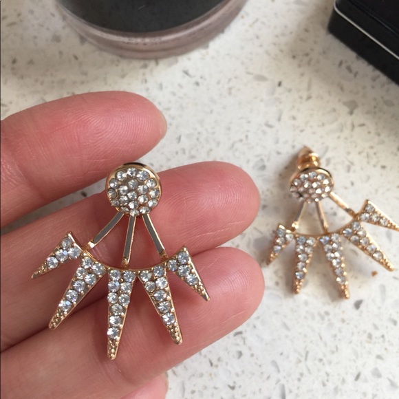 Golden StarRay Earring Jackets - Picture 2 of 4